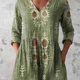 Elise | Duga Bluza s V-Izrezom