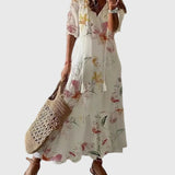 Amalia | Maxi Ljetna Boho Vintage Haljina" can be rewritten as "Amalia | Vintage Boho Maxi Dress for Summer.