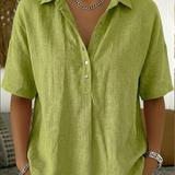 Vanessa | Bluza s refiniranim ovratnikom