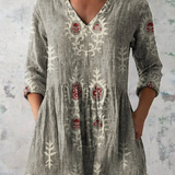 Elise | Duga Bluza s V-Izrezom