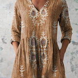 Elise | Duga Bluza s V-Izrezom