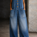 Saylor | Vintage Denim Pamučna Salopeta