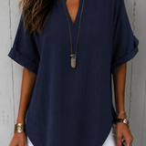 Emma™ – Casual Bluza Lisa s Kratkim Rukavima