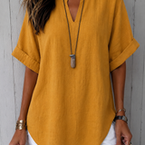 Emma™ – Casual Bluza Lisa s Kratkim Rukavima