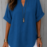 Emma™ – Casual Bluza Lisa s Kratkim Rukavima