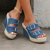 Atelier | Sandale s Wedge Petom i Raskošnim Rubom