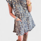 Karla | Leopard Print Mini Dress