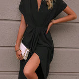 Caia - Envelop Midi Dress
