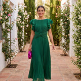 Valentina | Maxi haljina za posebne prilike s plisiranim detaljima