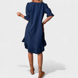 Sassa - Casual Dress with Ruffles