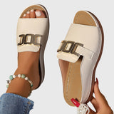 Joana | Sandale s Elegantnom Zlatnom Kopčom