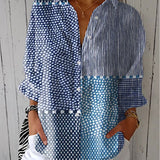 Fiora | Bluza Ocean Patchwork