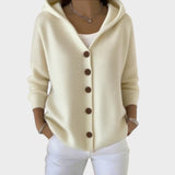 Leonor - Ženski pletivi kaput od pamuka