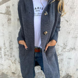Sandra | Dugi i Elegantni Pleteni Kaput
