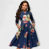 Carolina - Elegantna haljina do koljena